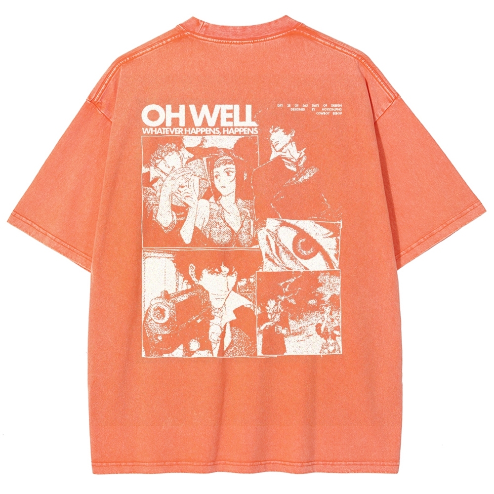 Cowboy Bebop Unisex Fit Washed T-Shirt