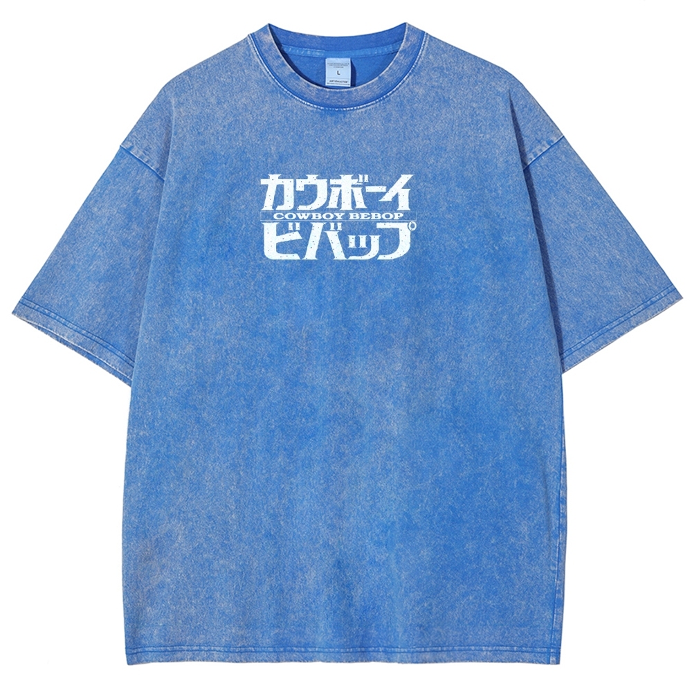 Cowboy Bebop Unisex Fit Washed T-Shirt