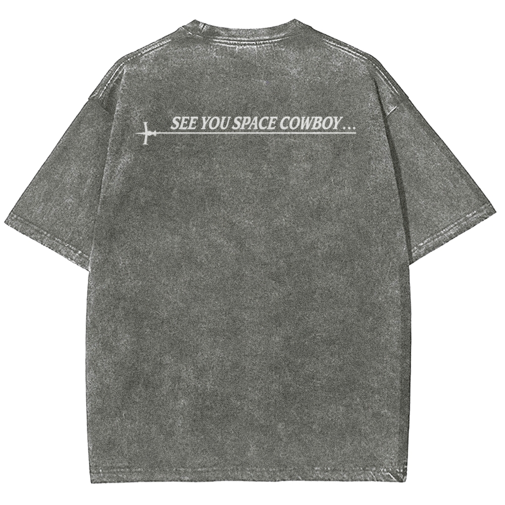 COWBOY BEBOP VIII ACID WASH TEE