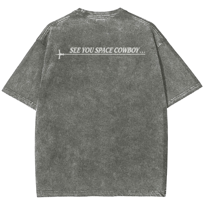 COWBOY BEBOP VIII ACID WASH TEE