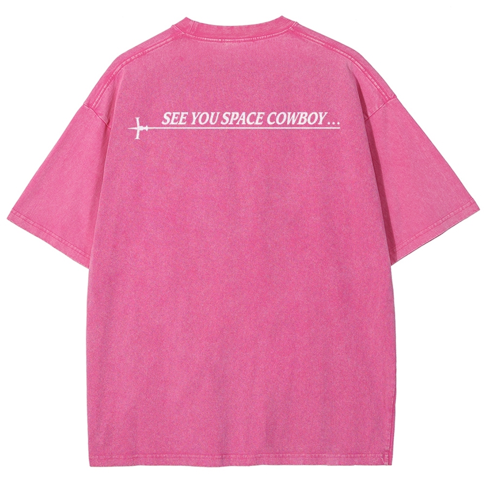COWBOY BEBOP VIII ACID WASH TEE