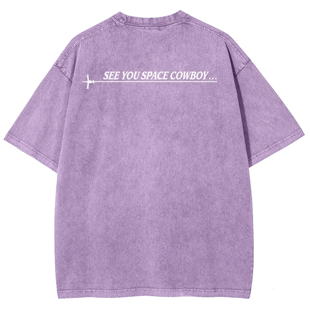 COWBOY BEBOP VIII ACID WASH TEE