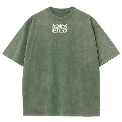 COWBOY BEBOP VIII ACID WASH TEE