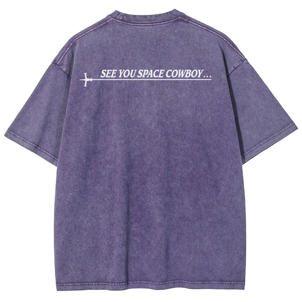 COWBOY BEBOP VIII ACID WASH TEE
