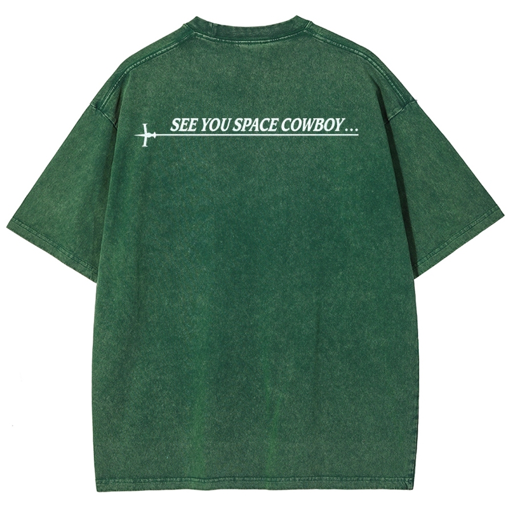 COWBOY BEBOP VIII ACID WASH TEE