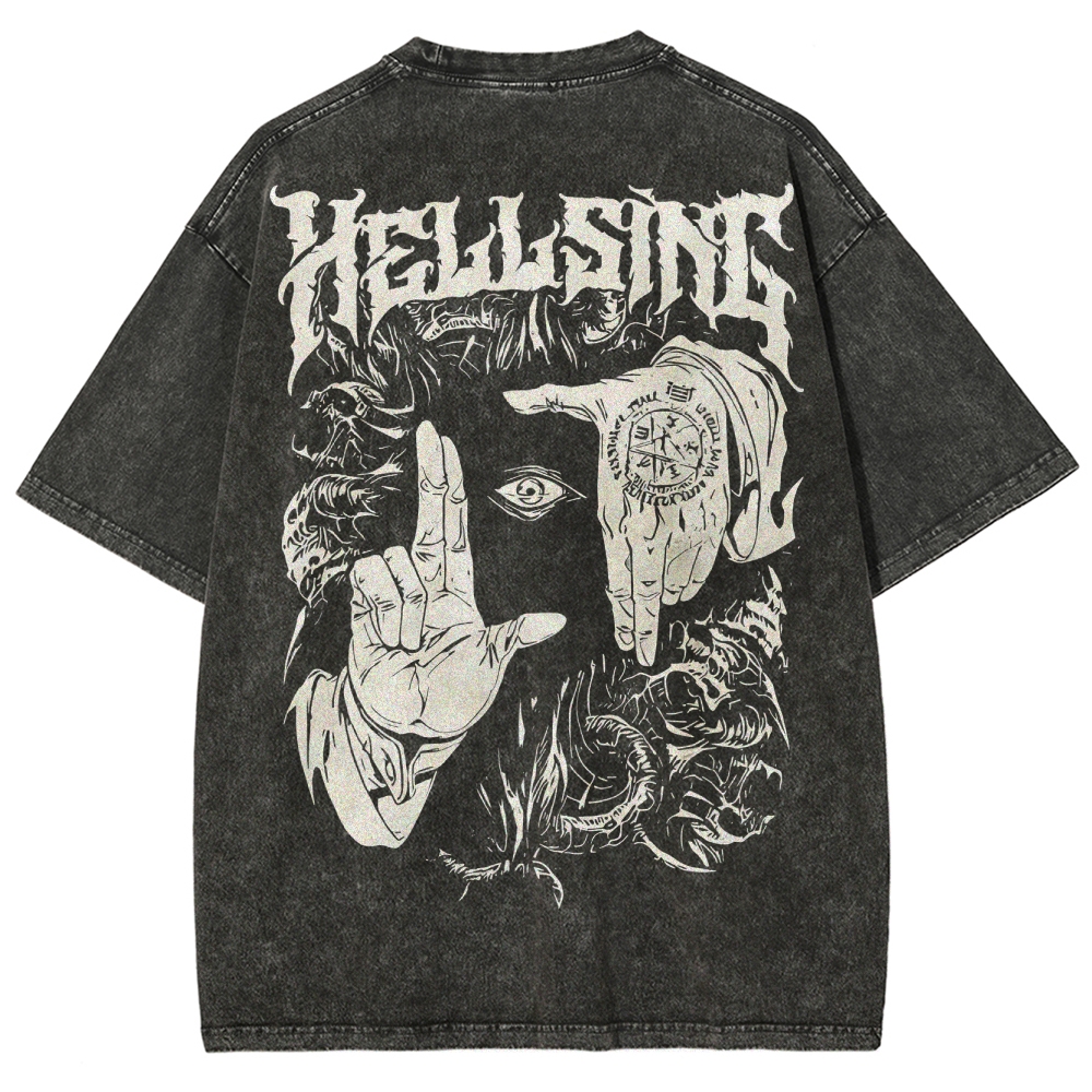 Alucard Hellsing Unisex Fit Washed T-Shirt 2501009113