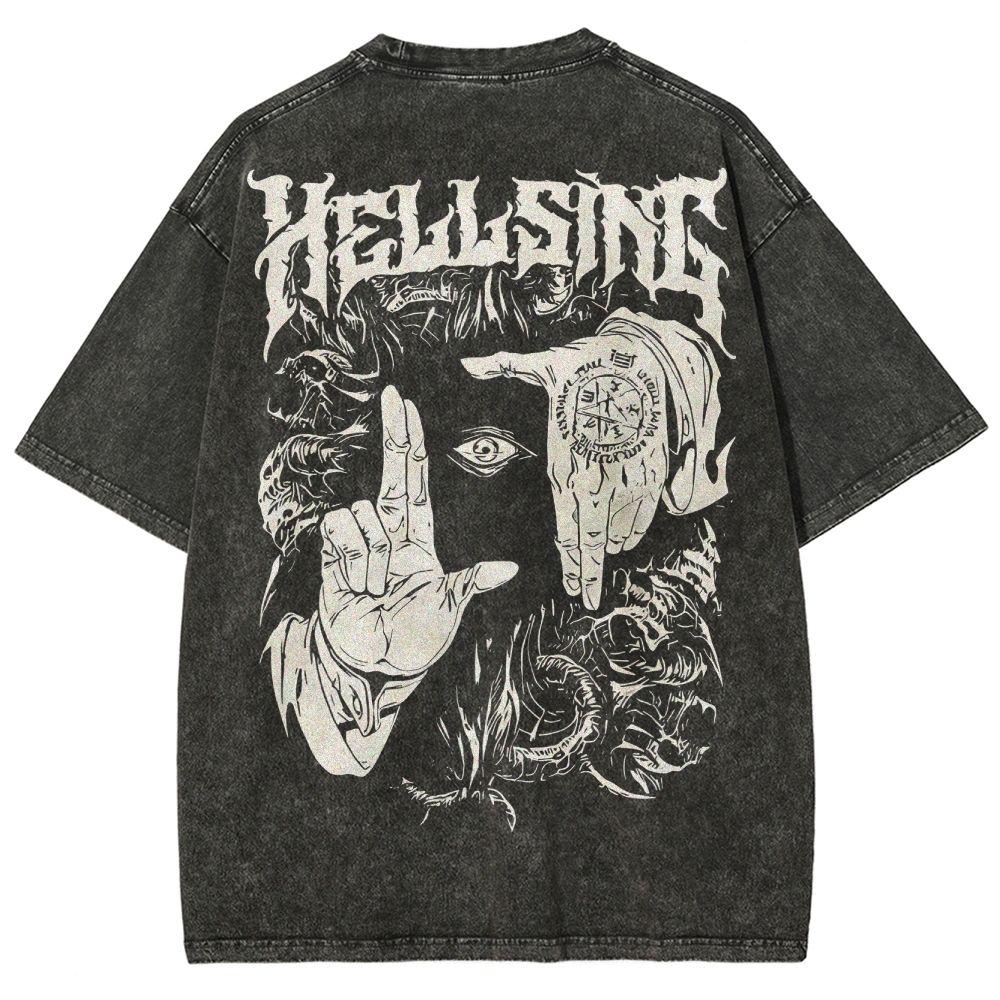 Alucard Hellsing Unisex Fit Washed T-Shirt 2501009113