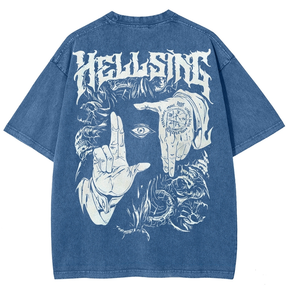 Alucard Hellsing Unisex Fit Washed T-Shirt 2501009113