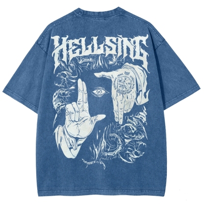 Alucard Hellsing Unisex Fit Washed T-Shirt 2501009113