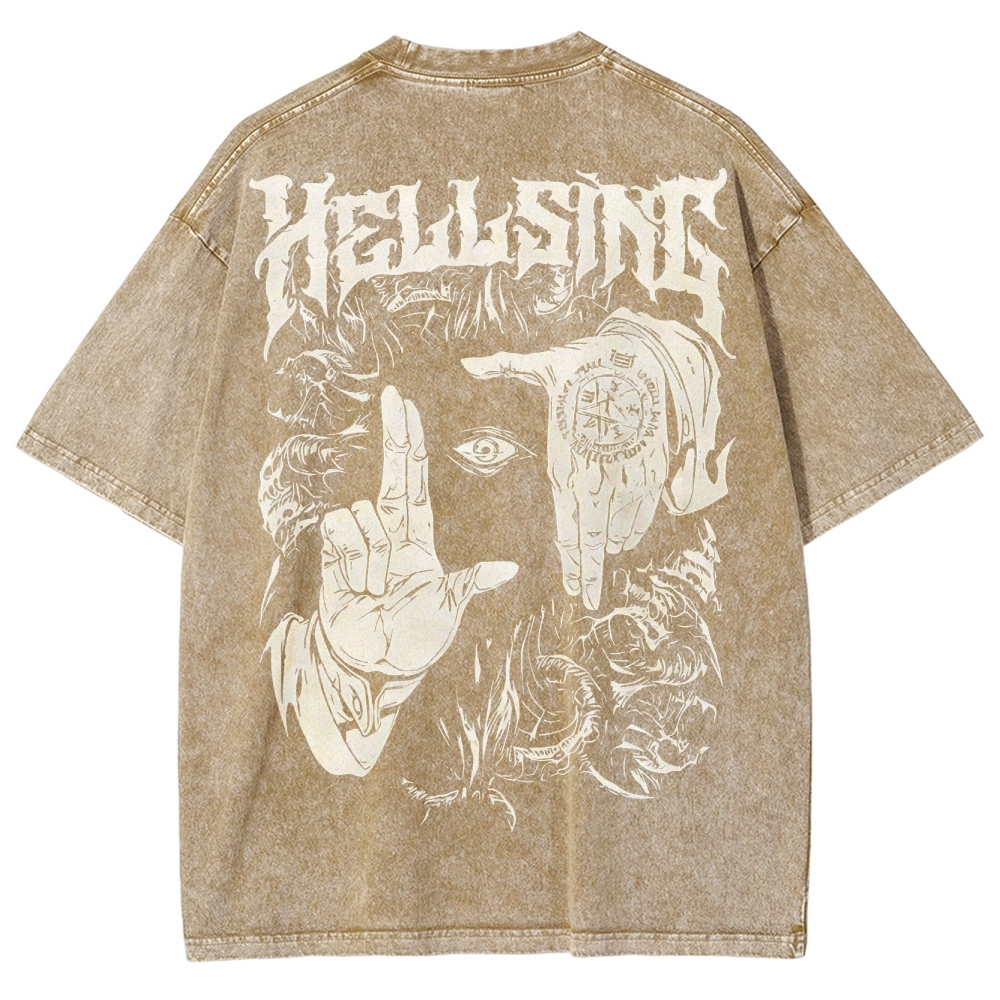 Alucard Hellsing Unisex Fit Washed T-Shirt 2501009113