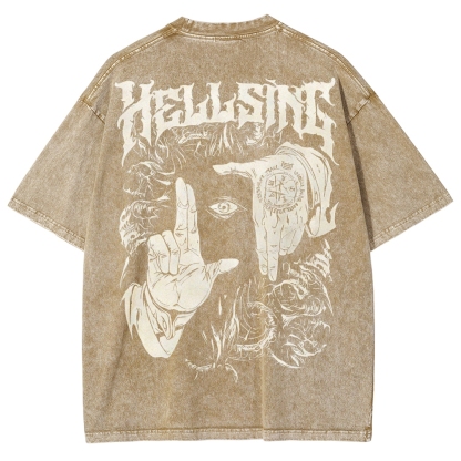 Alucard Hellsing Unisex Fit Washed T-Shirt 2501009113