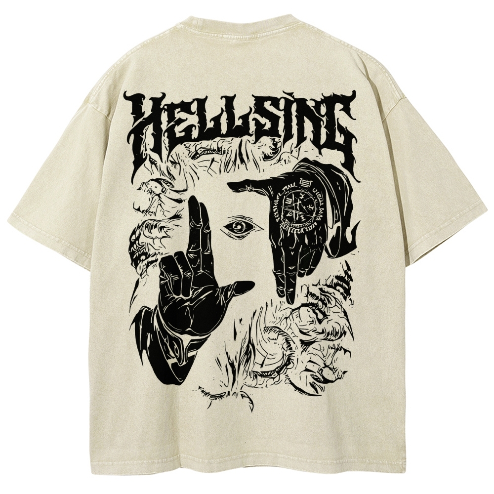 Alucard Hellsing Unisex Fit Washed T-Shirt 2501009113