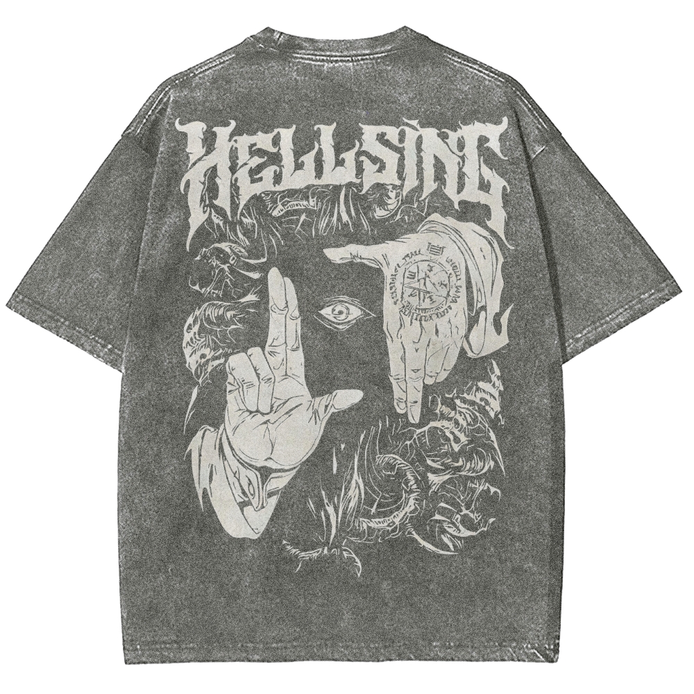 Alucard Hellsing Unisex Fit Washed T-Shirt 2501009113