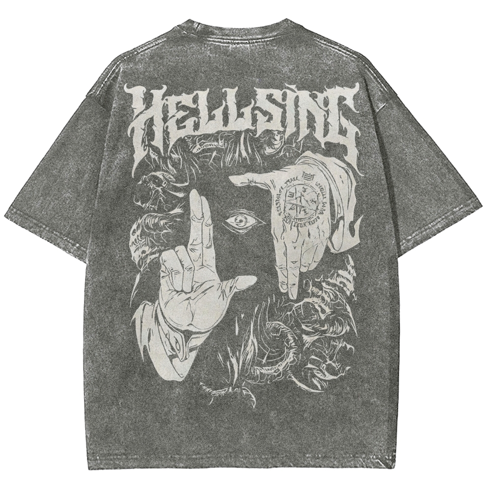 Alucard Hellsing Unisex Fit Washed T-Shirt 2501009113