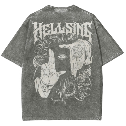 Alucard Hellsing Unisex Fit Washed T-Shirt 2501009113