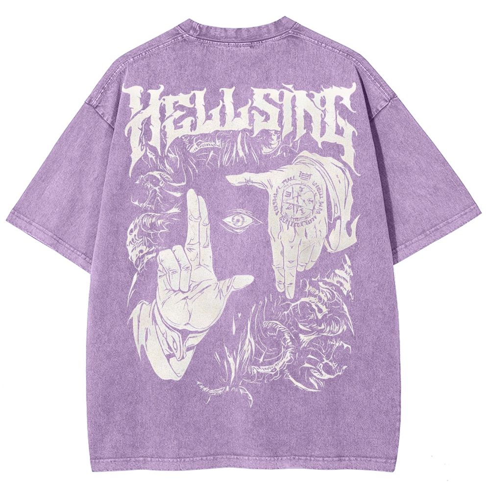 Alucard Hellsing Unisex Fit Washed T-Shirt 2501009113