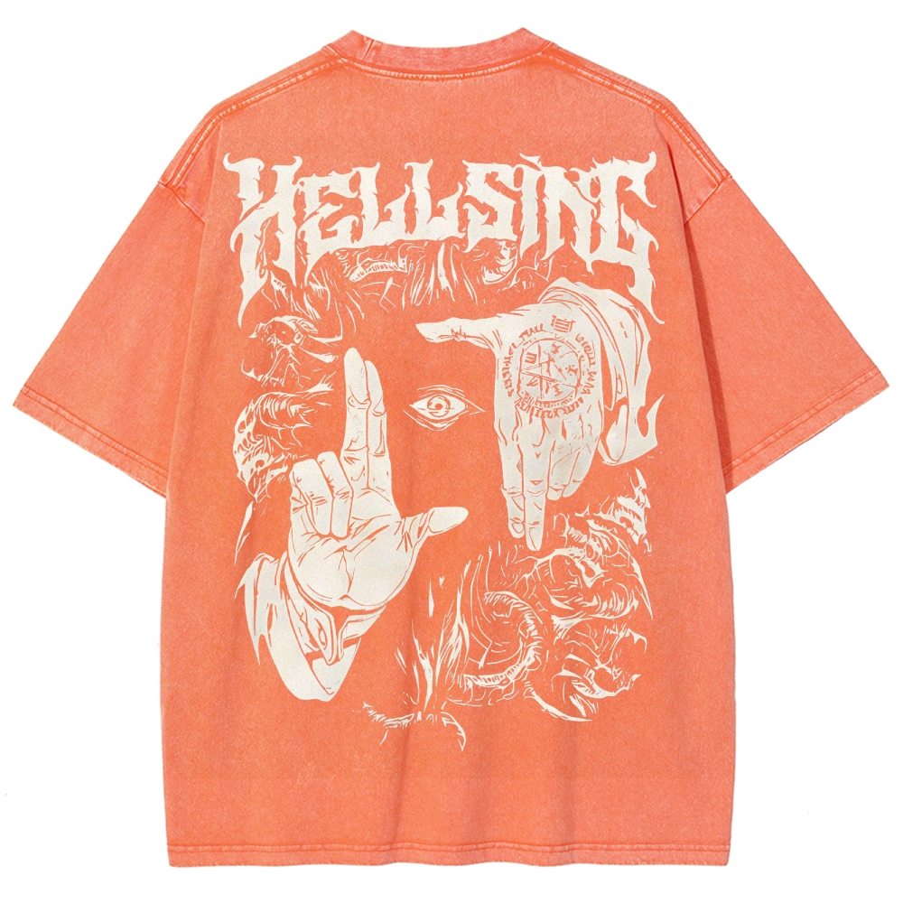 Alucard Hellsing Unisex Fit Washed T-Shirt 2501009113