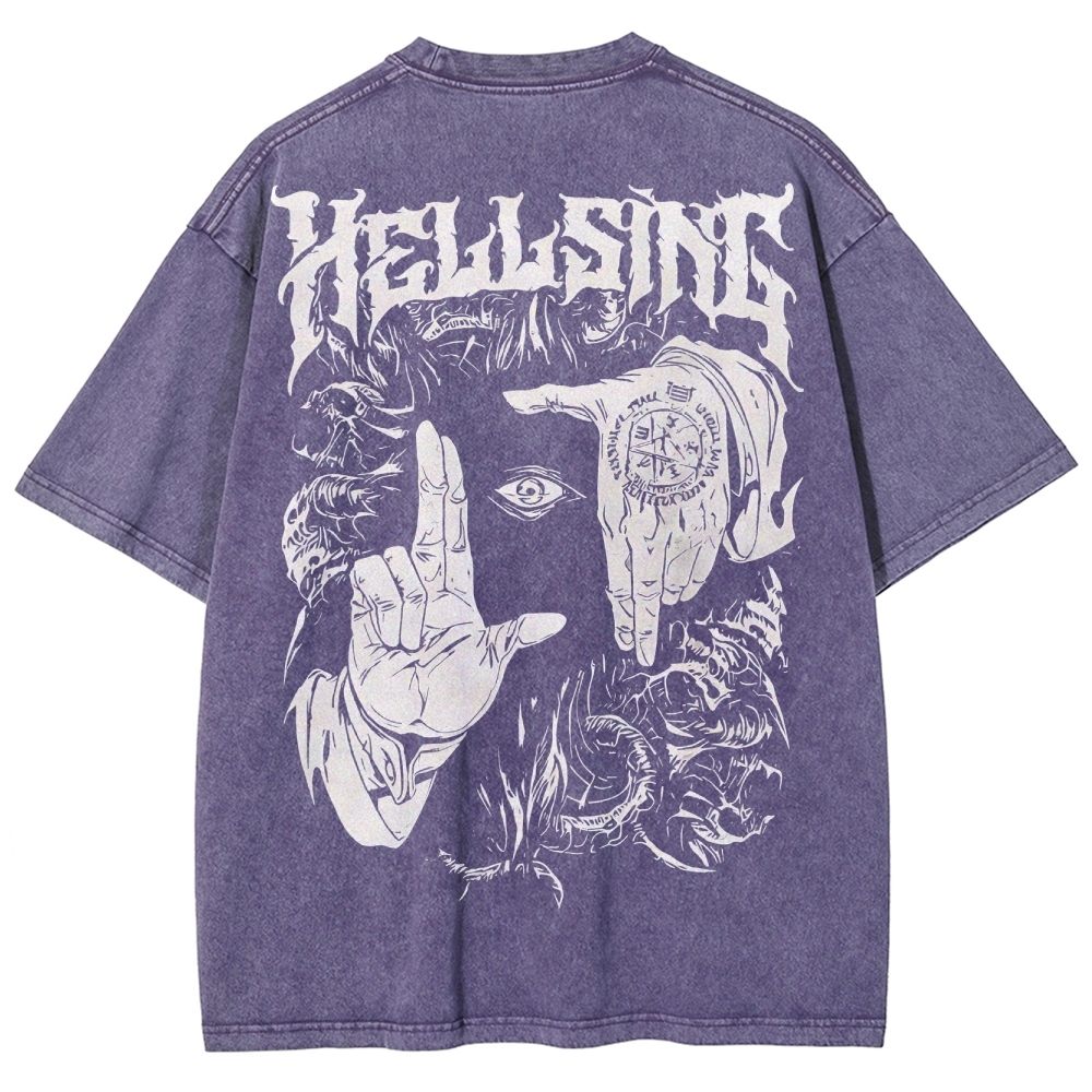 Alucard Hellsing Unisex Fit Washed T-Shirt 2501009113