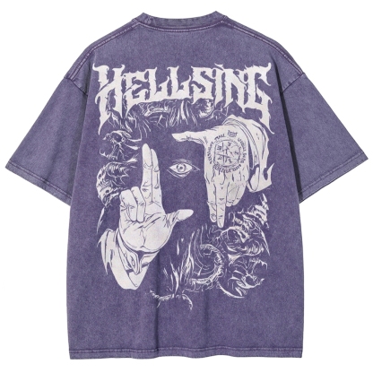 Alucard Hellsing Unisex Fit Washed T-Shirt 2501009113
