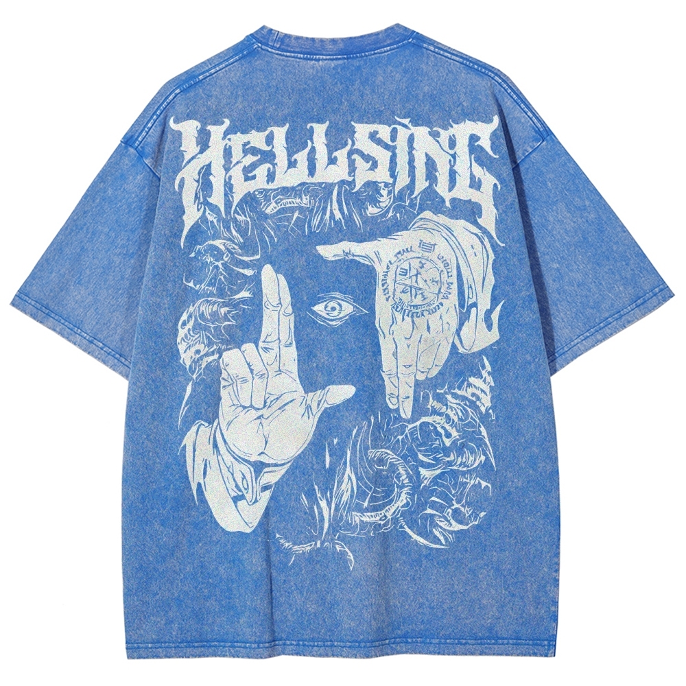Alucard Hellsing Unisex Fit Washed T-Shirt 2501009113