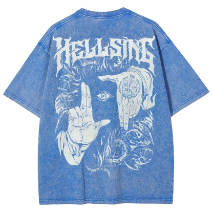 Alucard Hellsing Unisex Fit Washed T-Shirt 2501009113