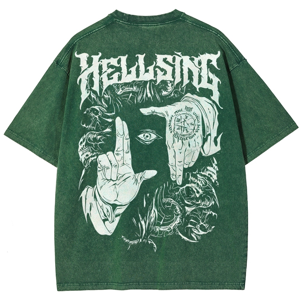 Alucard Hellsing Unisex Fit Washed T-Shirt 2501009113