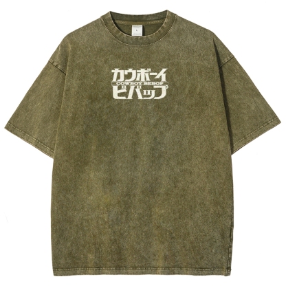 Cowboy Bebop Unisex Fit Washed T-Shirt 2501009457