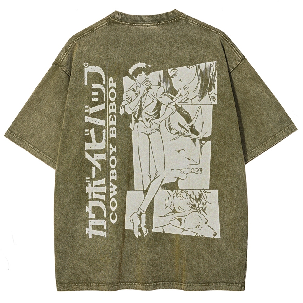 Cowboy Bebop Unisex Fit Washed T-Shirt 2501009457
