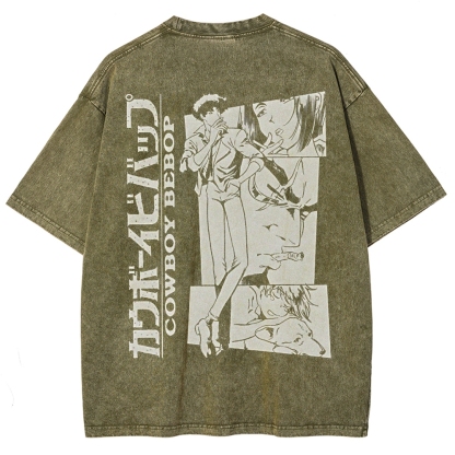 Cowboy Bebop Unisex Fit Washed T-Shirt 2501009457
