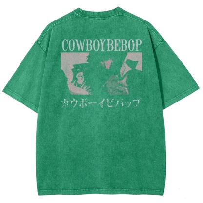 Cowboy Bebop Unisex Fit Washed T-Shirt 2501009461