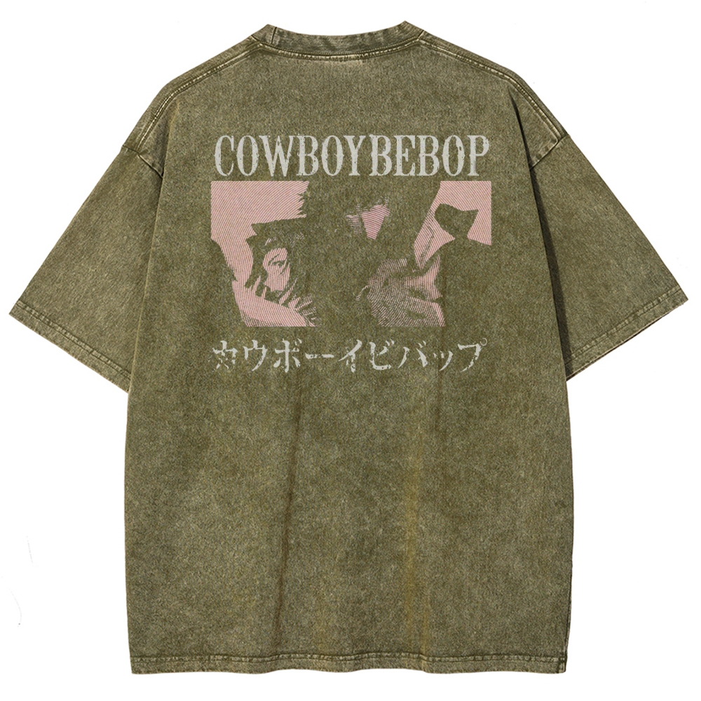 Cowboy Bebop Unisex Fit Washed T-Shirt 2501009461