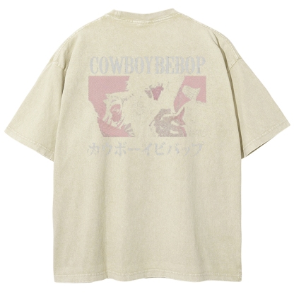 Cowboy Bebop Unisex Fit Washed T-Shirt 2501009461