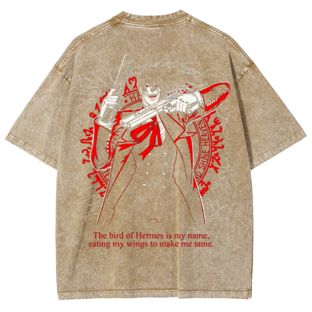 Hellsing Unisex Ultimate Vampire Unisex Fit Washed T-Shirt 2502000105