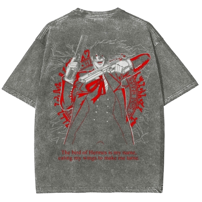 Hellsing Unisex Ultimate Vampire Unisex Fit Washed T-Shirt 2502000105