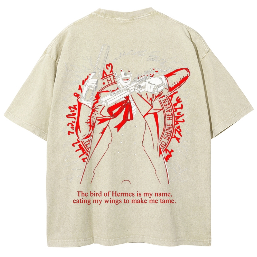 Hellsing Unisex Ultimate Vampire Unisex Fit Washed T-Shirt 2502000105