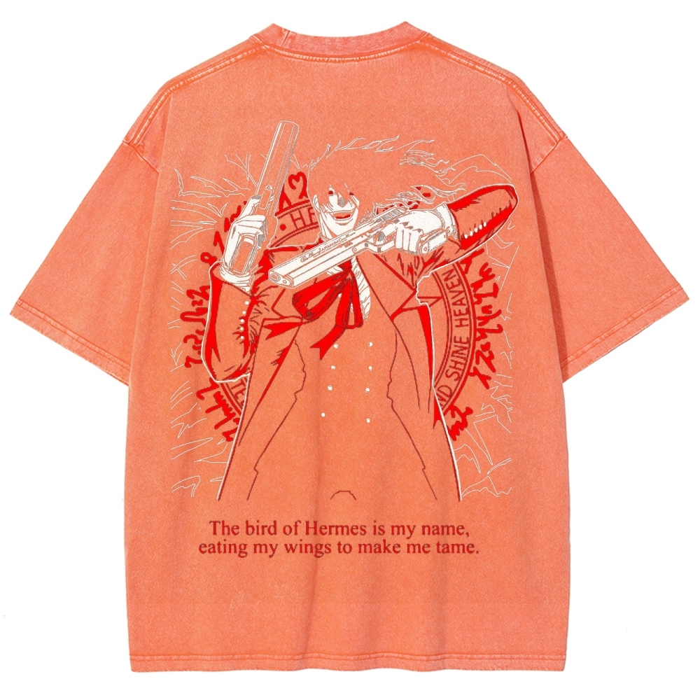 Hellsing Unisex Ultimate Vampire Unisex Fit Washed T-Shirt 2502000105