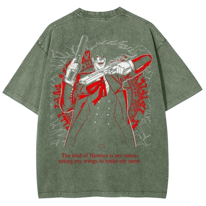 Hellsing Unisex Ultimate Vampire Unisex Fit Washed T-Shirt 2502000105