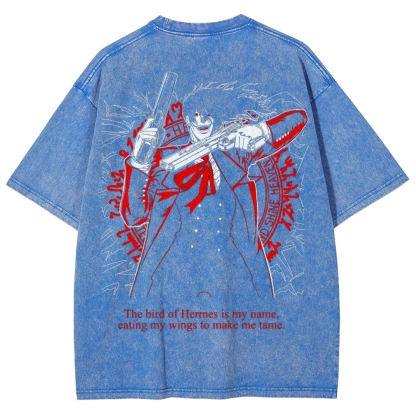 Hellsing Unisex Ultimate Vampire Unisex Fit Washed T-Shirt 2502000105