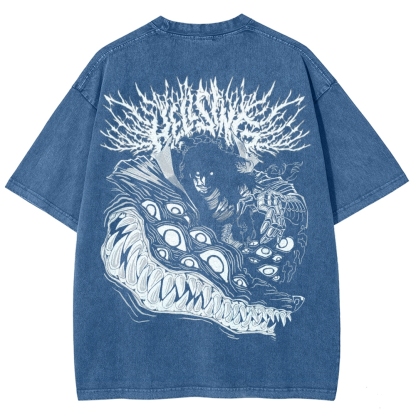 Hellsing Unisex Ultimate Vampire Unisex Fit Washed T-Shirt 2502000113