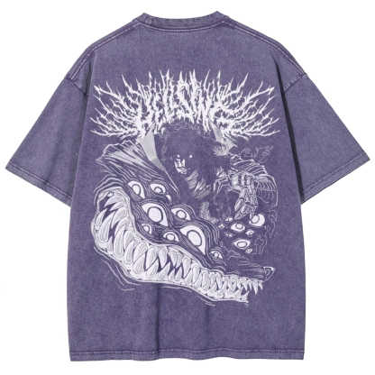 Hellsing Unisex Ultimate Vampire Unisex Fit Washed T-Shirt 2502000113