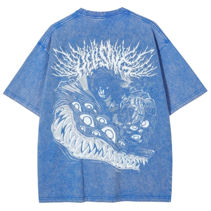 Hellsing Unisex Ultimate Vampire Unisex Fit Washed T-Shirt 2502000113