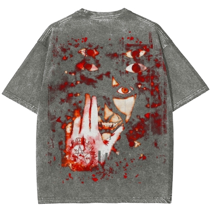 Hellsing Unisex Ultimate Vampire Unisex Fit Washed T-Shirt 2502000115