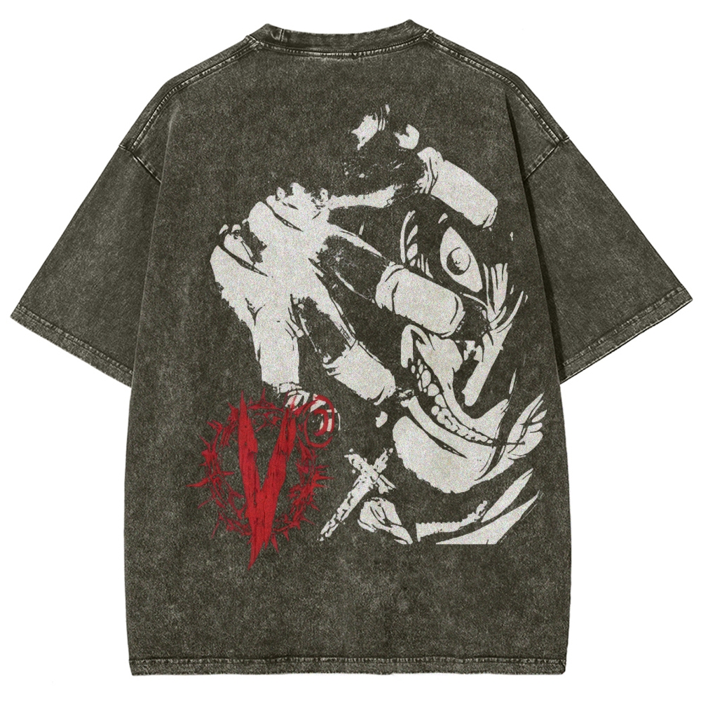 Hellsing Unisex Ultimate Vampire Unisex Fit Washed T-Shirt 2502000124
