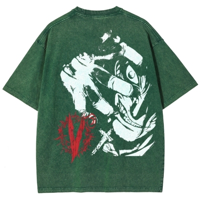 Hellsing Unisex Ultimate Vampire Unisex Fit Washed T-Shirt 2502000124