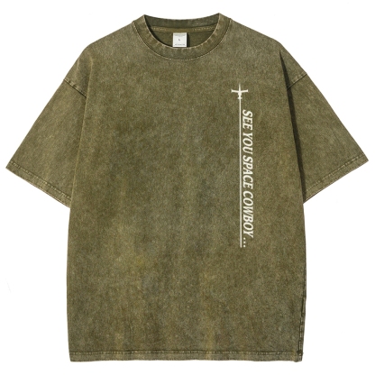 COWBOY BEBOP Unisex Fit Washed T-Shirt 2502002979