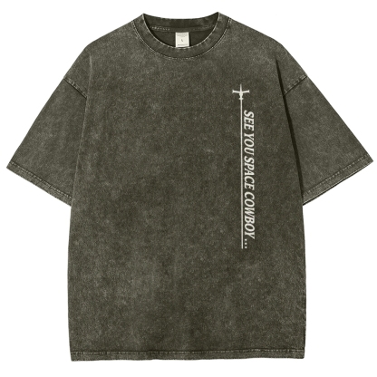 COWBOY BEBOP Unisex Fit Washed T-Shirt 2502002979