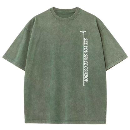 COWBOY BEBOP Unisex Fit Washed T-Shirt 2502002979