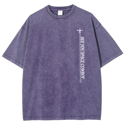 COWBOY BEBOP Unisex Fit Washed T-Shirt 2502002979