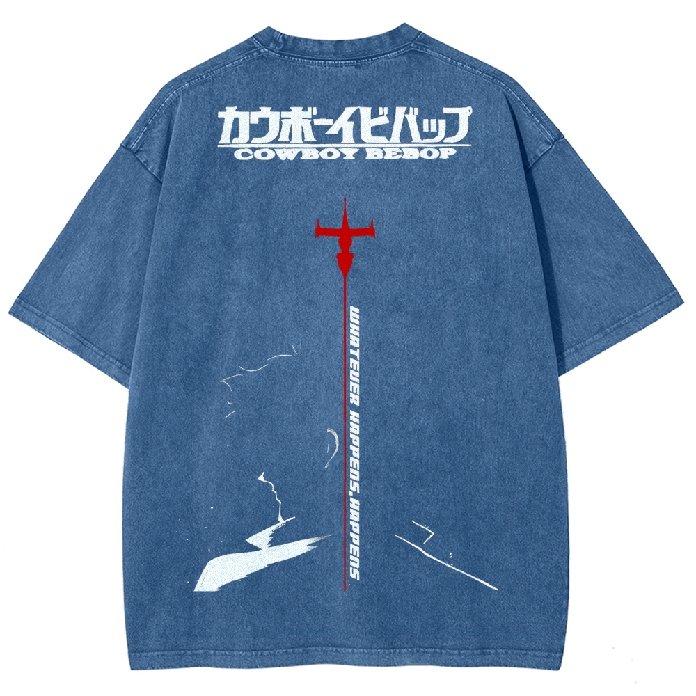COWBOY BEBOP Unisex Fit Washed T-Shirt 2502002994
