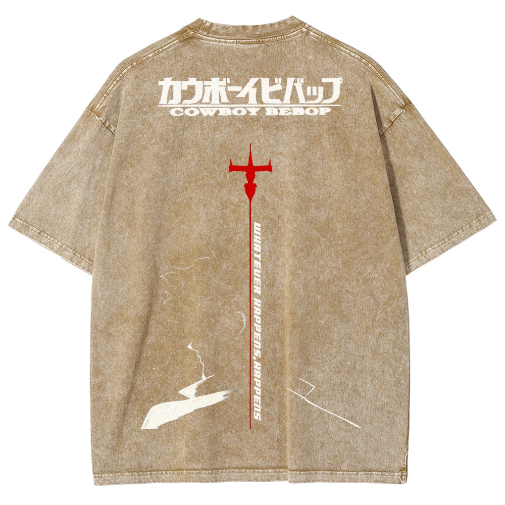 COWBOY BEBOP Unisex Fit Washed T-Shirt 2502002994